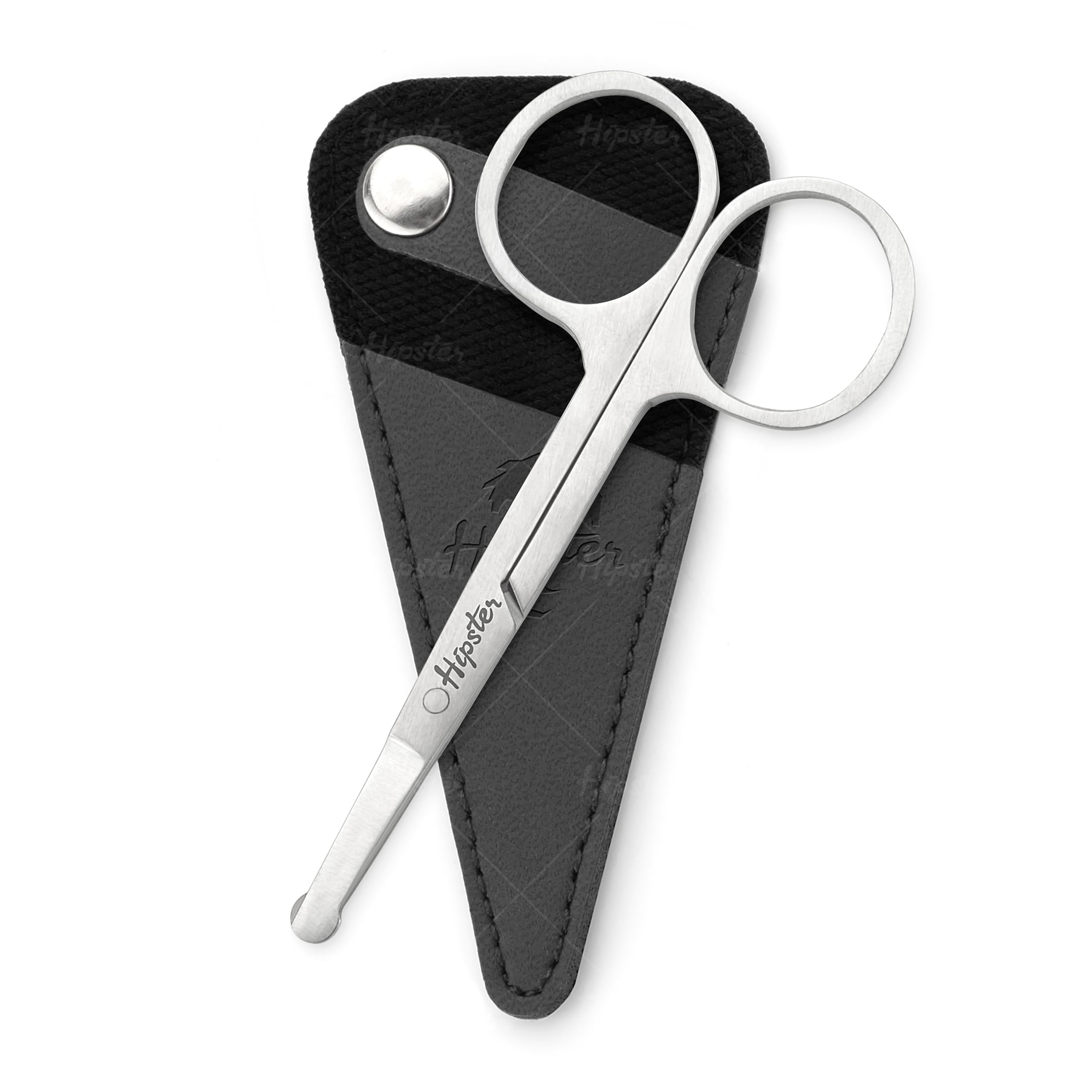 Hipster Nasal Safety Personal Grooming Scissor for Cutting Nose Hair, Beard, Mustache and Eyebrow | Round Tip & Travel Friendly-image-47