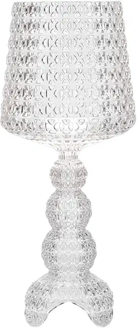 Kartell Mini Kabuki Lampada da Tavolo Dimmerabile in Cristallo, 30x70 cm