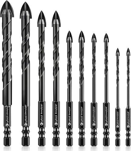 Mèche à Carrelage Verre 10 Pièces Lytool