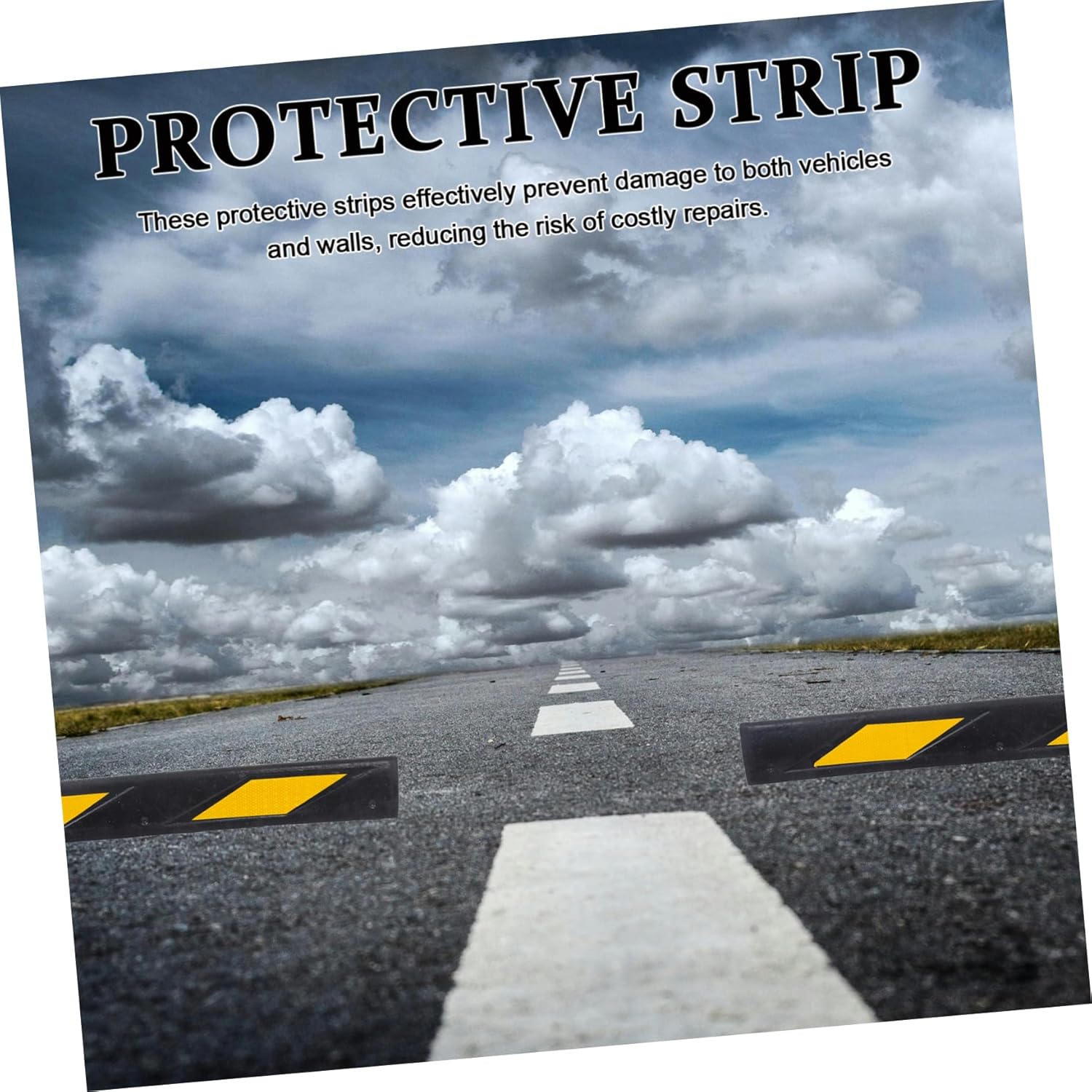 1kg Reflective Wall Corner Protector Durable Corner Guards for Garage Protection High-Visibility Rubber Wall Guards Heavy-Duty Vehicle Collision Prevention