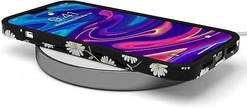 Miniatura 7 de Funda Casely para iPhone 11 Pro Max Daisy Daydream Floral Negro Diseño Clásico Ultradelgado