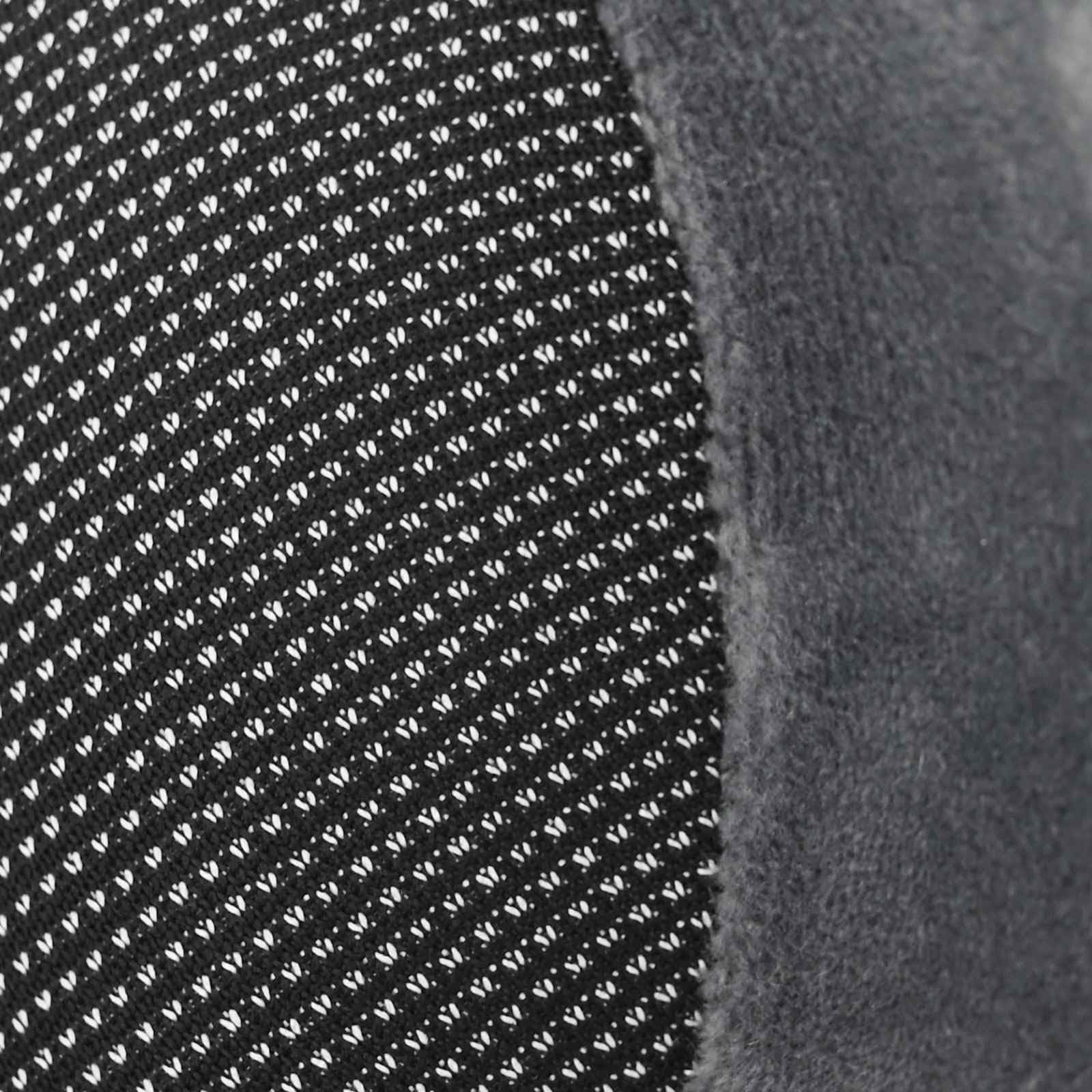 Reisekissen Nackenstuetzkissen Grau Viscoschaum 27 x 26 x 14 cm für Flugzeug Zug Auto, Memory Foam für Schlafkissen und Entspannung unterwegs