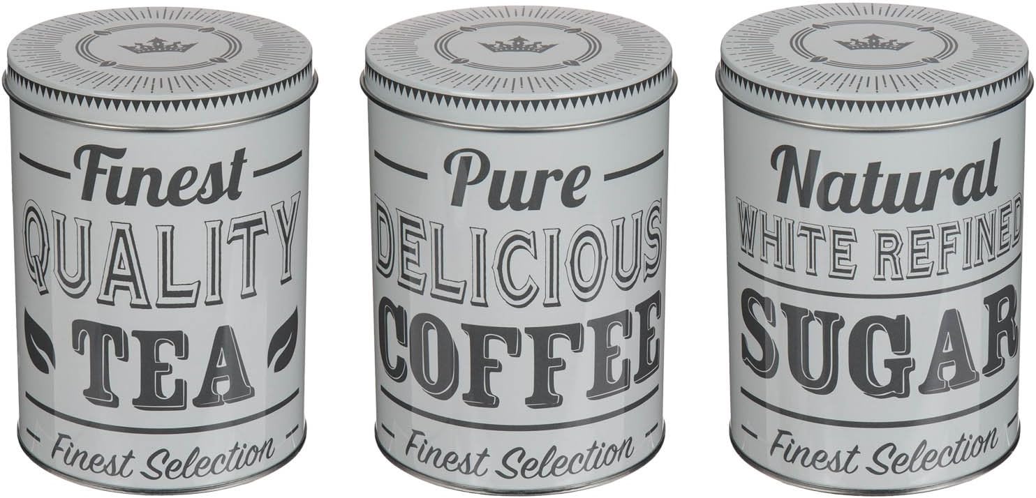 ootb 191930 Storage Containers, Metal, White