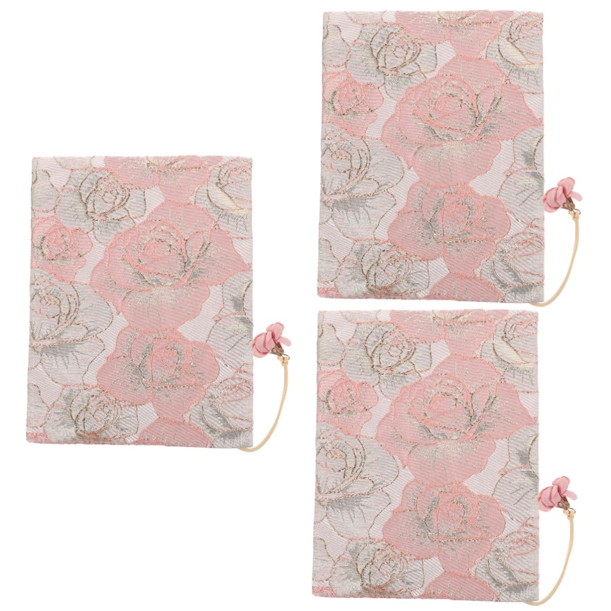Operitacx 3 Piezas Cubierta De Libro De Tela El Cuaderno Cuadernos Ornamental Decoración De Libros Protector De Libros Para Estudiantes Libro De Protección Manga Fundas De Libros Para Tapa