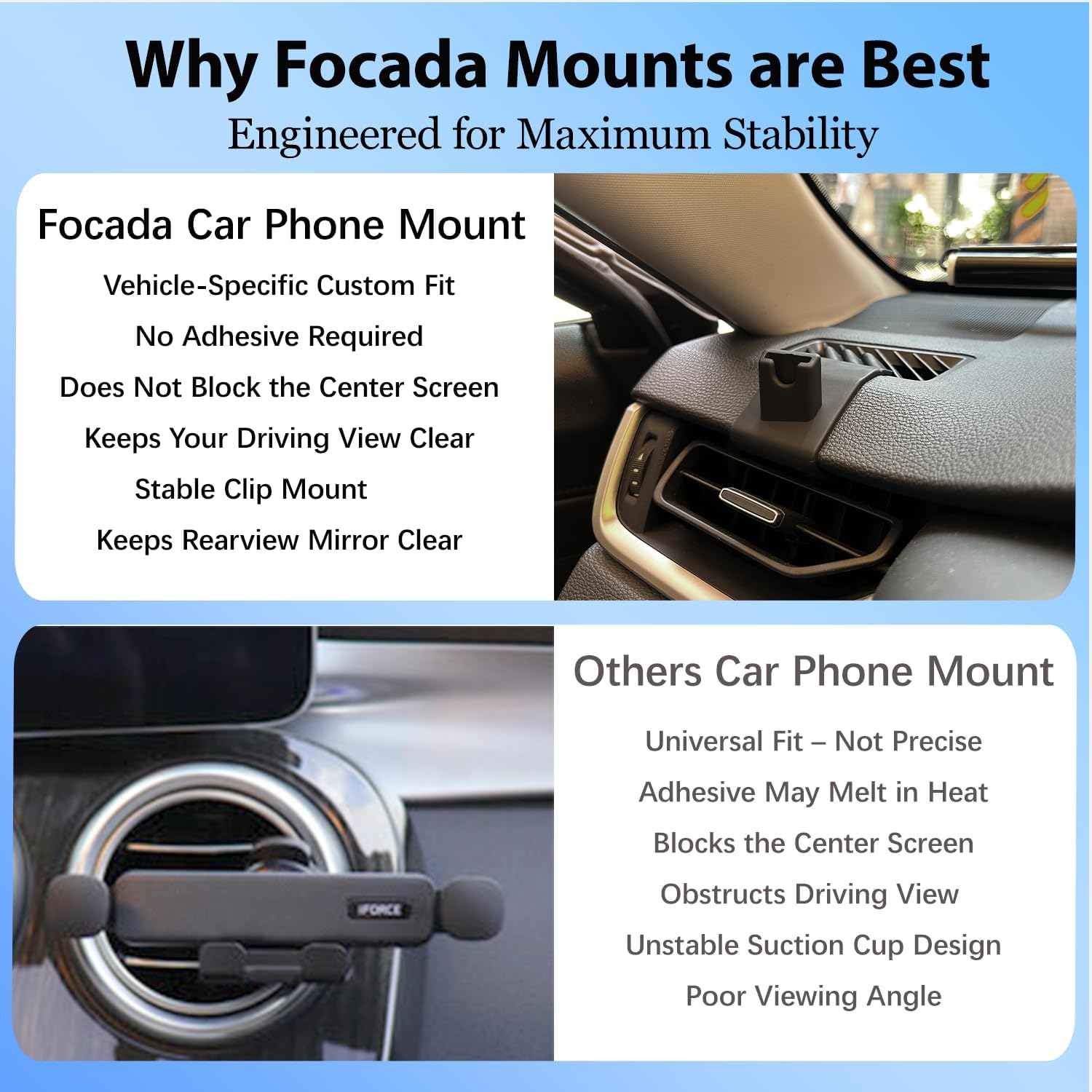 Magnetic Car Phone Holder for Toyota RAV4 2019–2025,Vehicle-Specific Left Vent MagSafe Mount by Steering Wheel,360° Rotating Stable Clip Design Phone Cradle,Toyota RAV4 Interior Accessories