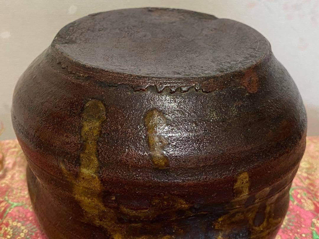 ♦江戸時代 古丹波 四方形 建水 茶道具 四方鉢 丹波焼 古美術品 骨董品 ♢江戸時代 古丹波 四方形 建水 茶道具 四方鉢 丹波焼 古美術