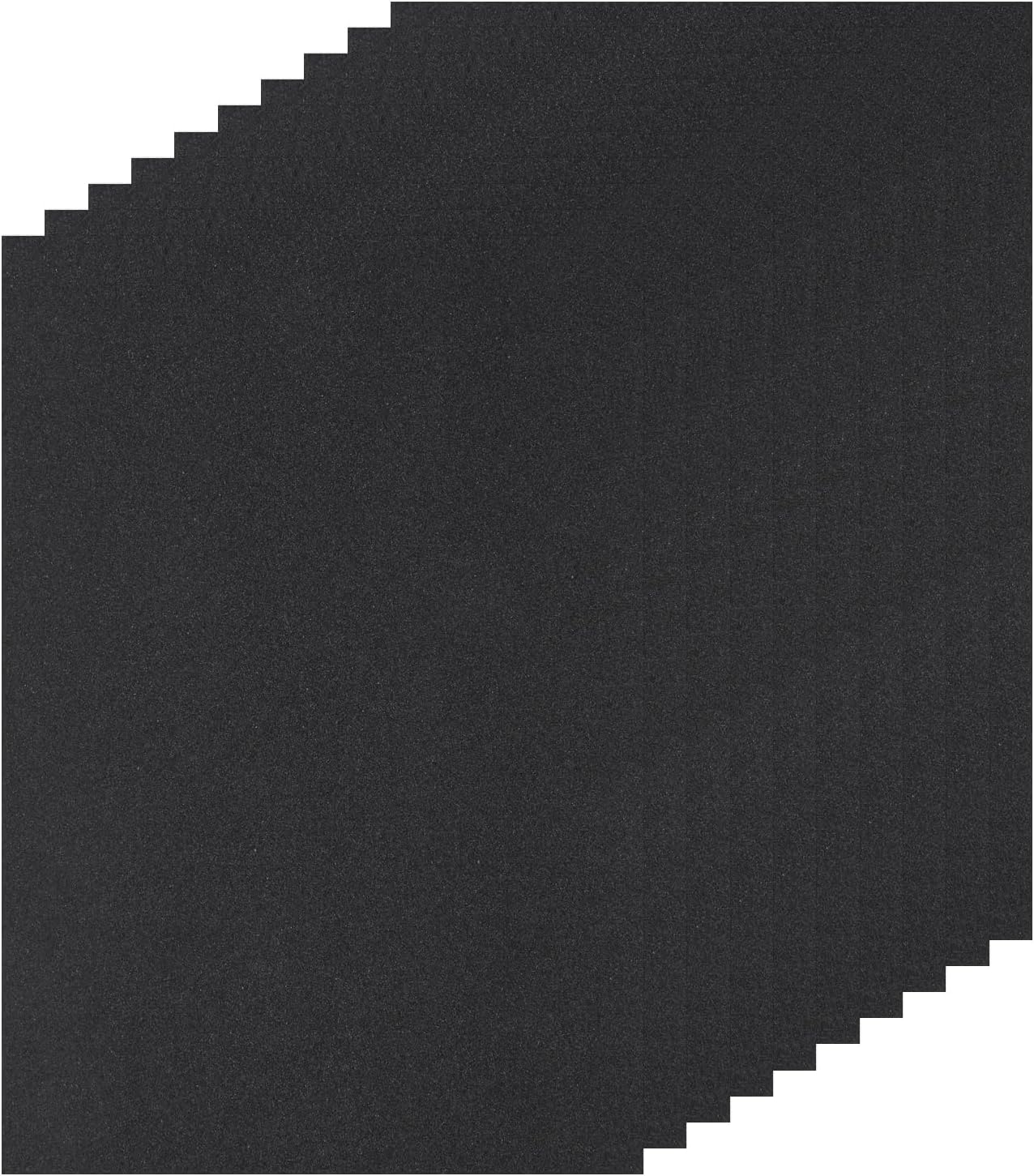 DMiotech 10 Pack Sanded Pastel Papers 10 x 15 Inch, Black Pastel Papers 160GSM Art Cardstock Papers for Artists Crayons Charcoal DIY Crafts