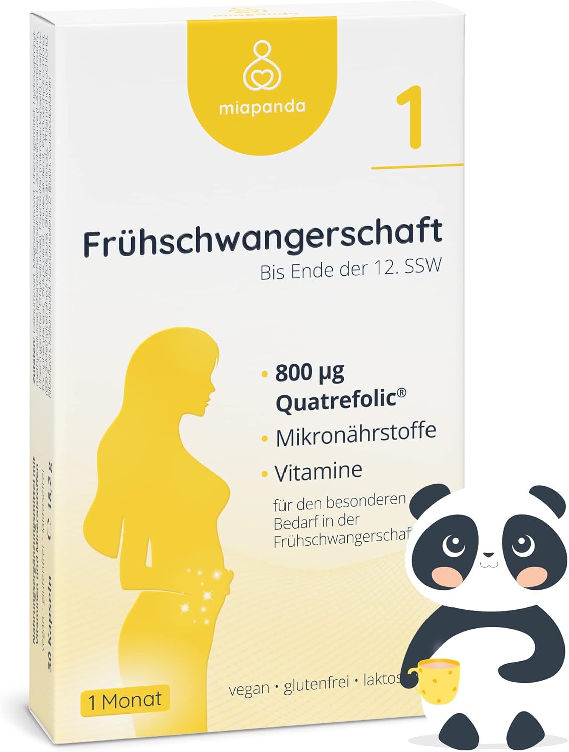 miapanda 1 Frühschwangerschaft* - ohne Titandioxid - hochdosiert mit ...