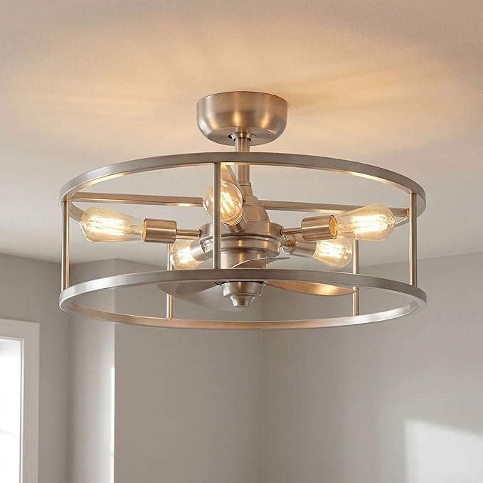 Ventilador de Techo 23.75 in Con Luz y Control Remoto 120V miniatura 2