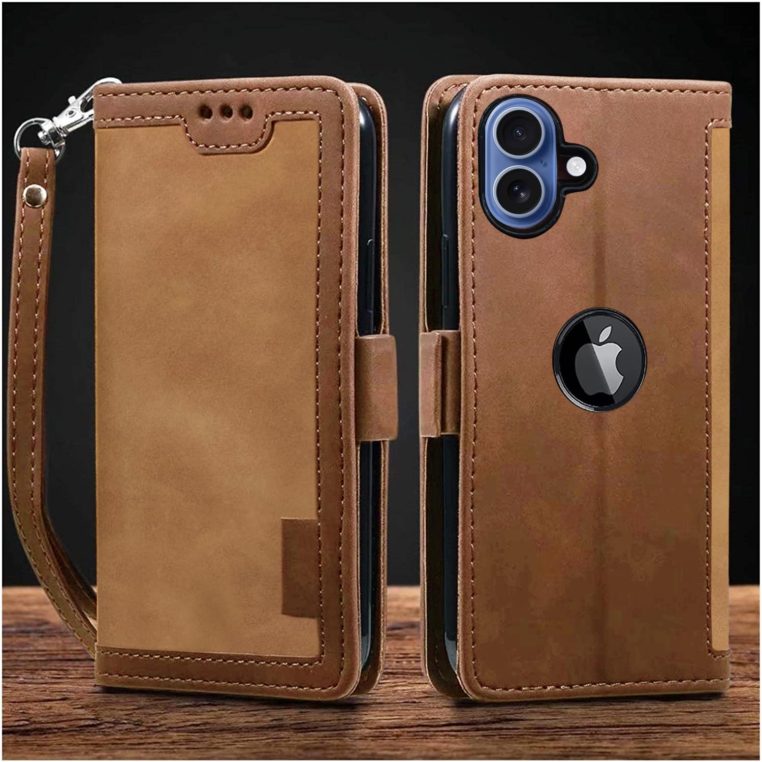 Excelsior Flip Cover Compatible with Apple iPhone 17 | Premium PU Leather | 360 Degree Protection (Coffee)-image-29