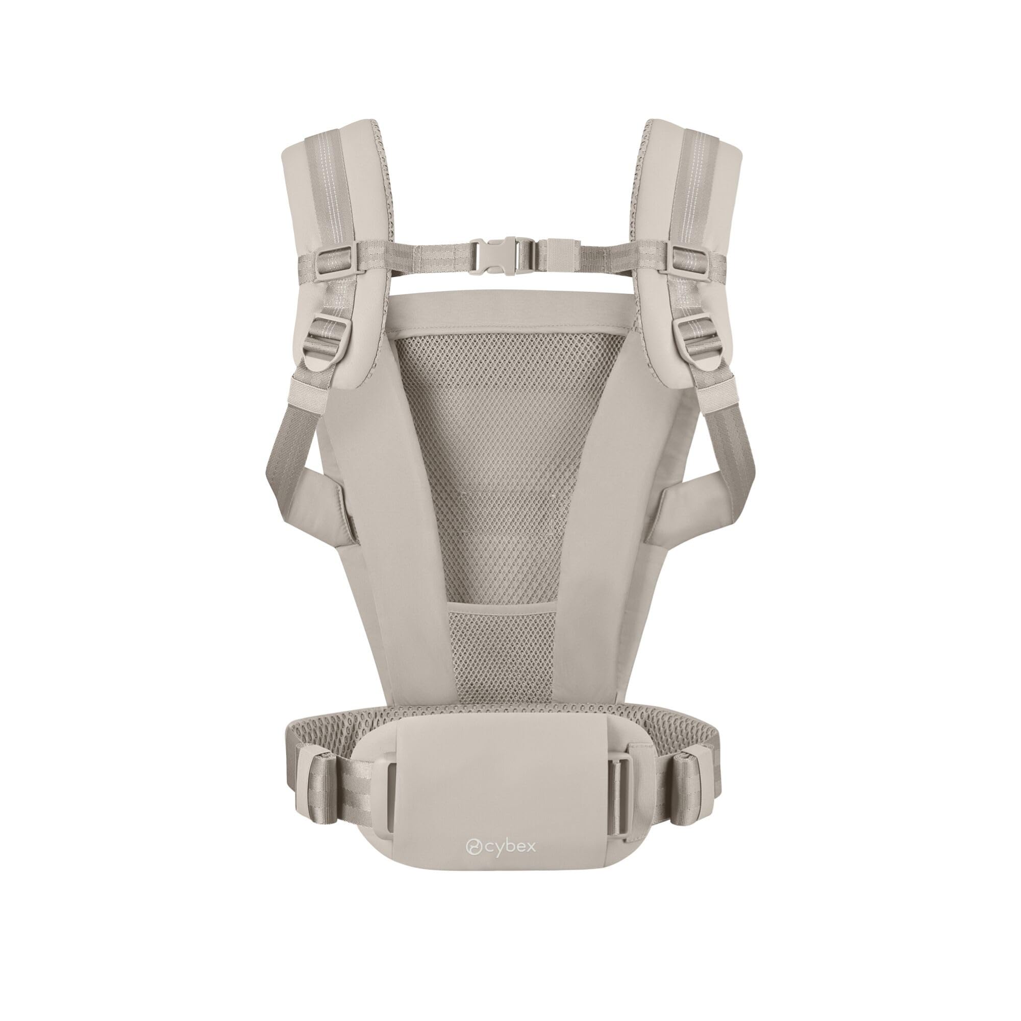 CYBEX Gold AMYA Mochila Portabebés, Desde Nacimiento Hasta 3 Años Aprox, Peso del Niño: Mín. 3,2 kg, Máx. 15 kg, Peso del Portabebés: 760 g, Diseño Autoadaptable, Tejido Transpirable, Dune Grey