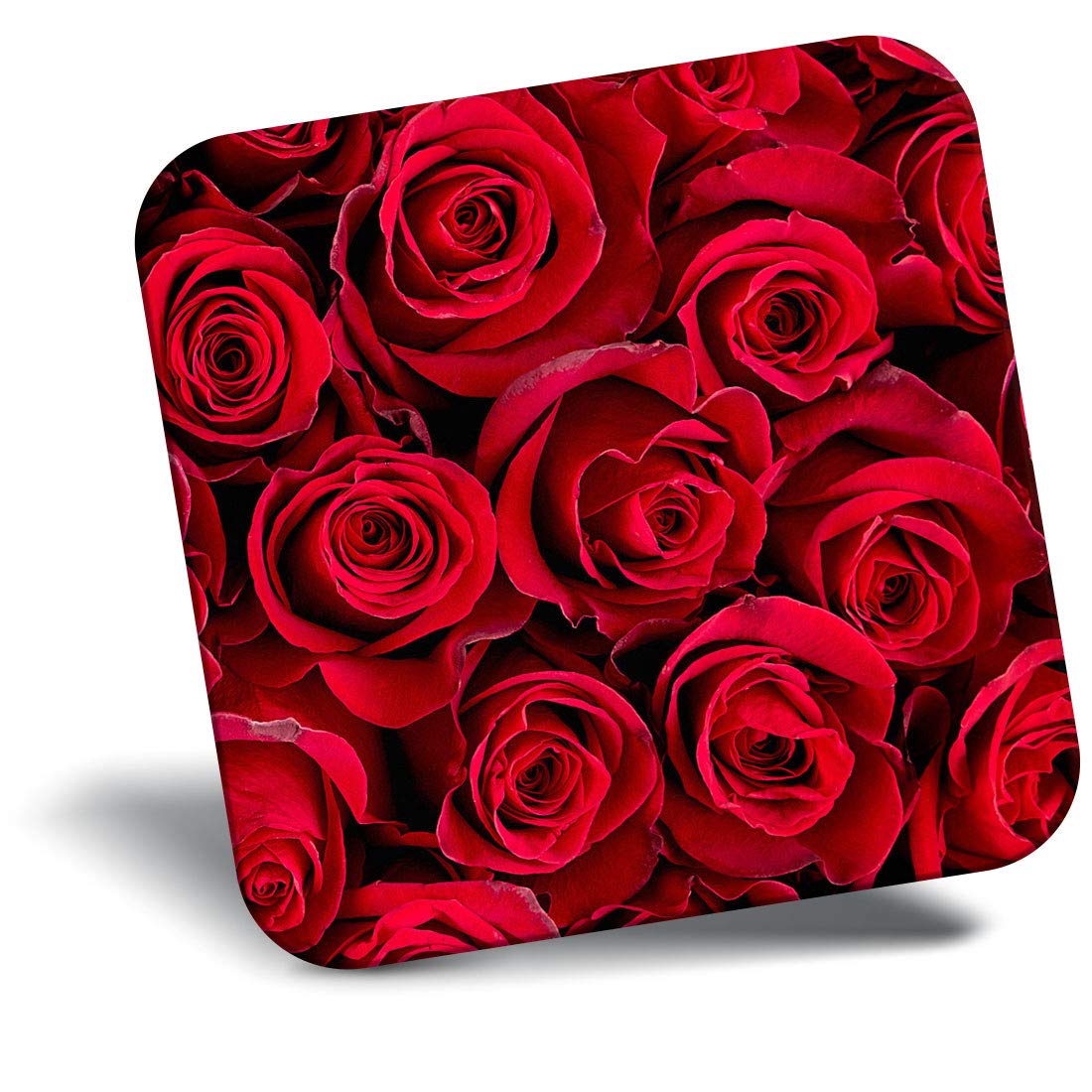 Destination Vinyl ltd Fridge Magnet - Red Roses Flowers Valentine Love 16895