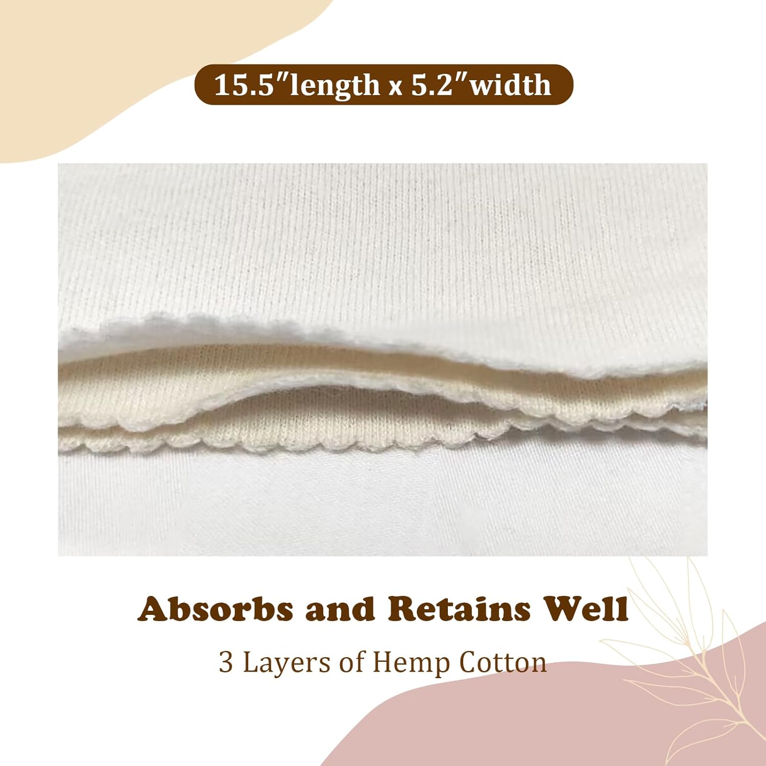 Mama Koala 3.0 Baby Cloth Diapers with 6 Inserts Bundle(Simply Neutrals), with 6pcs 3-Layer Hemp Cotton Diaper Inserts, and 2 Rolls Natural Liners