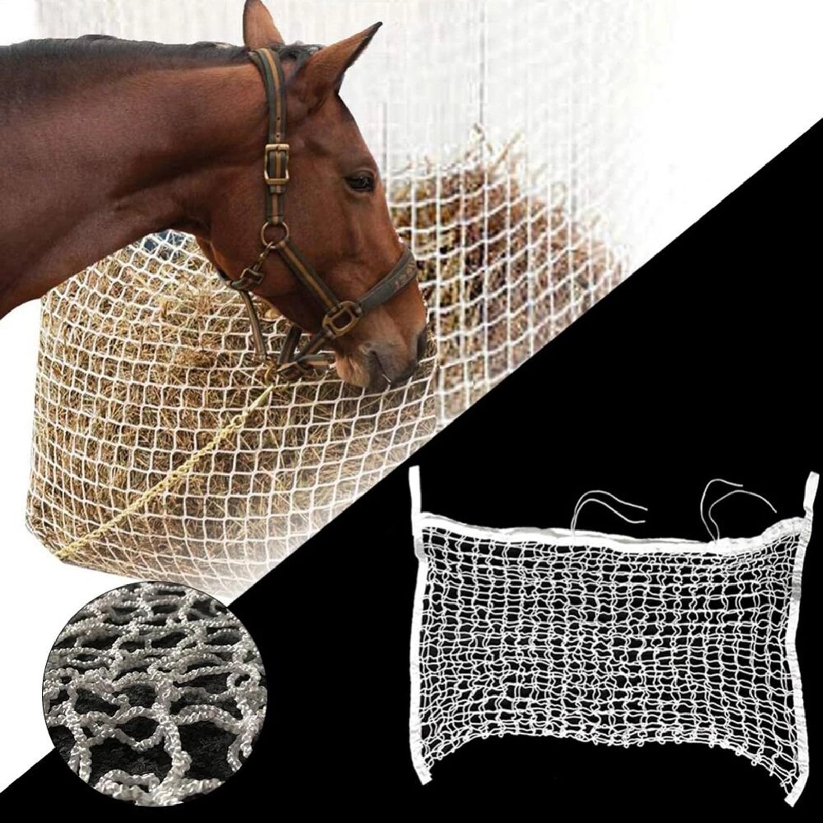 Generisch da fieno per accessori per alimenti resistenti ai morsi | Rete per il fieno di capra per l'uso in scatole, recinzioni, rimorchi, stalle, pascoli, fienili, capre e