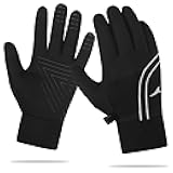 Winter Running Gloves for Men Women,Lightweight Touchscreen Liners Thermal Warm Gloves for Cycling,Driving, Hiking, Walking, Texting