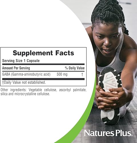 Miniatura 4 de NaturesPlus PRO GABA 500 mg - 60 cápsulas - Sin OMG, vegano, sin gluten - 60 porciones