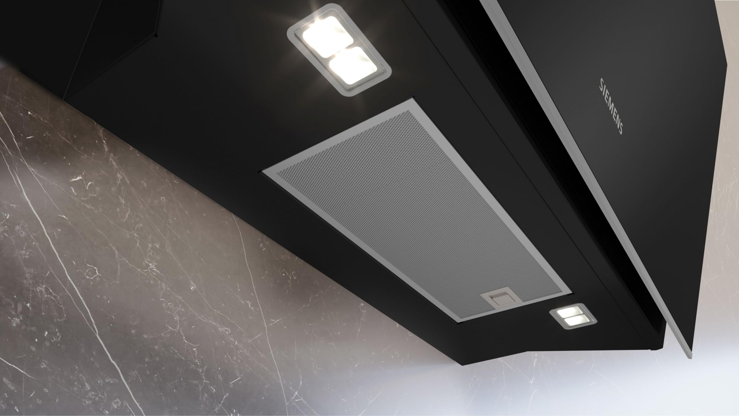 Siemens iQ700 Smarte Integrierte Wandesse 90 cm Schwarz LC91KLT60 – Bild 3