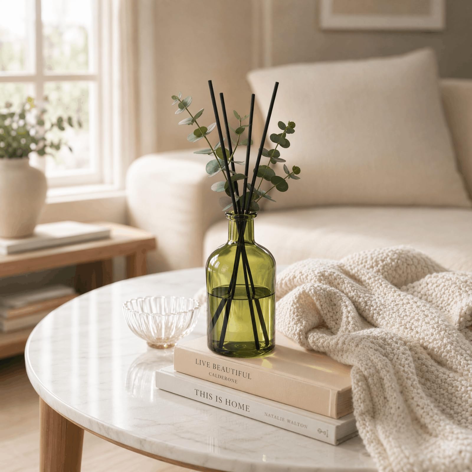 YOUEON Lot de 16 Petits vases décoratifs en Verre Vert de 250 ML pour Centre de Table de Mariage, réception, décoration d'intérieur, Bureau