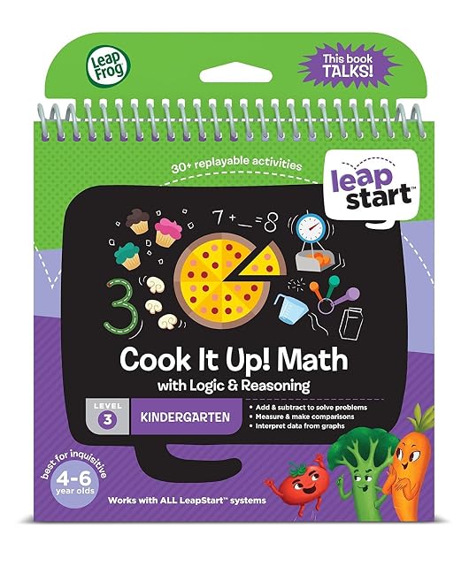 Foto 5 de 6 de Leapfrog- LeapStart Reception Cook It Up Libro de Actividades de matemáticas y lógica y razonamiento, Color