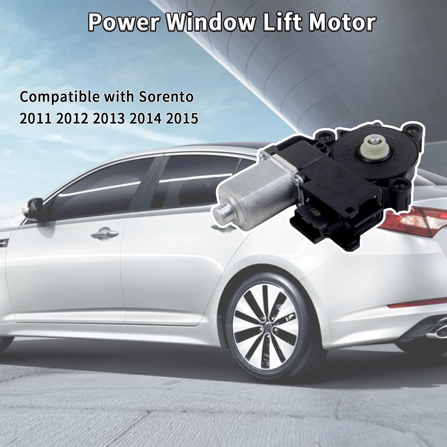 Power Window Motor Front Left Driver Side Compatible with Kia Sorento 2011-2015 Replaces 82450-2P010 824502P010 82450-1U010