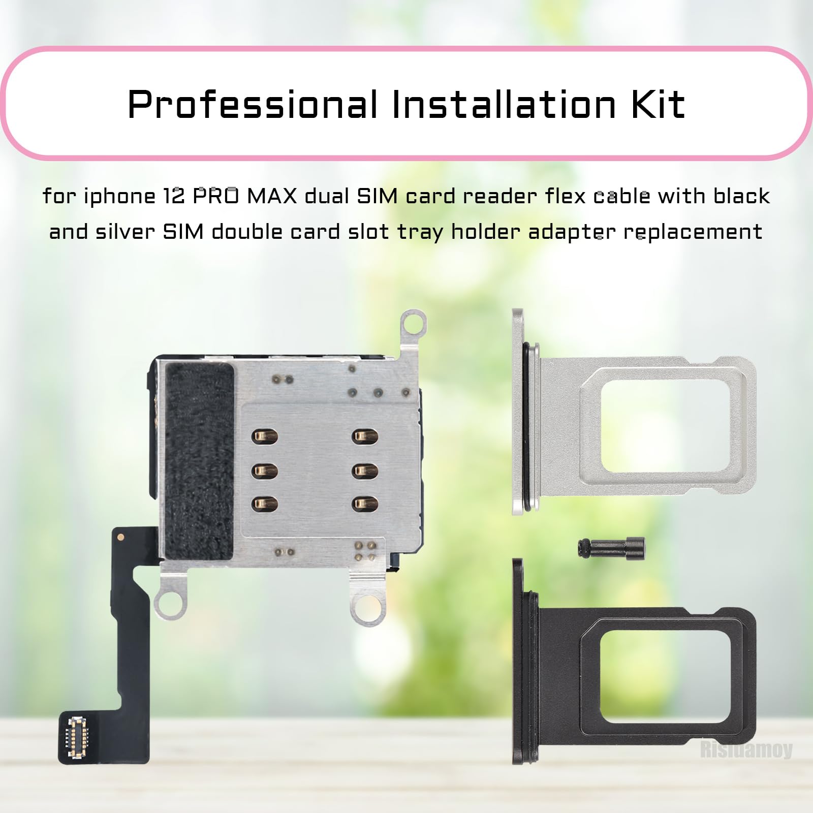 Sim Tool IPhone 12 Pro Max OEM Dual Sim Card Reader Flex Cable