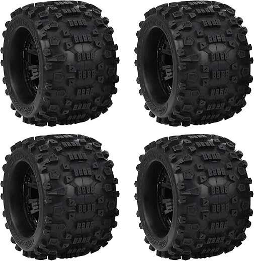 VGEBY Pneumatici per Ruote Auto RC 4 Pezzi, Pneumatici in...