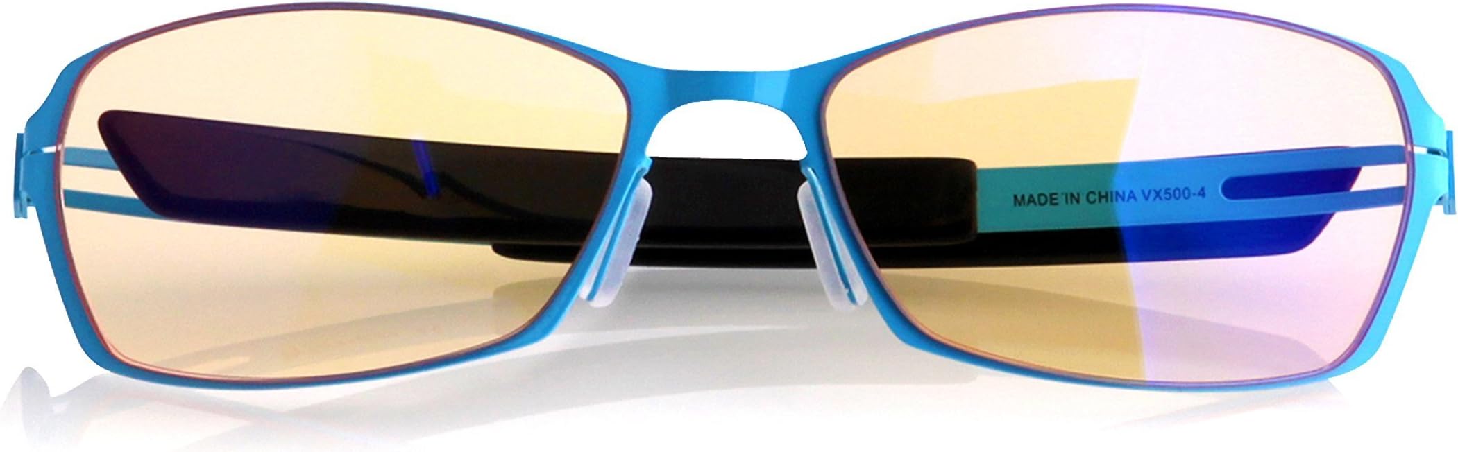 Arozzi Visione VX-500 Computer gaming glasses - Anti-glare, UV and Blue light protection, Eye strain relief, Comfortable gaming, Blue