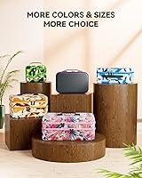 Vista 7 de ARTDOT Contenedor de almacenamiento de 120 ranuras para kits de arte de diamantes para adultos, cajas de almacenamiento portátiles de cuentas