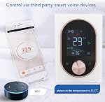 Smart Color Thermostat, with LCD Programmable Knob Control Touchscreen and App, for Home Hotel Office Ac 95v to 240v Smart Thermostat (Normal Model)