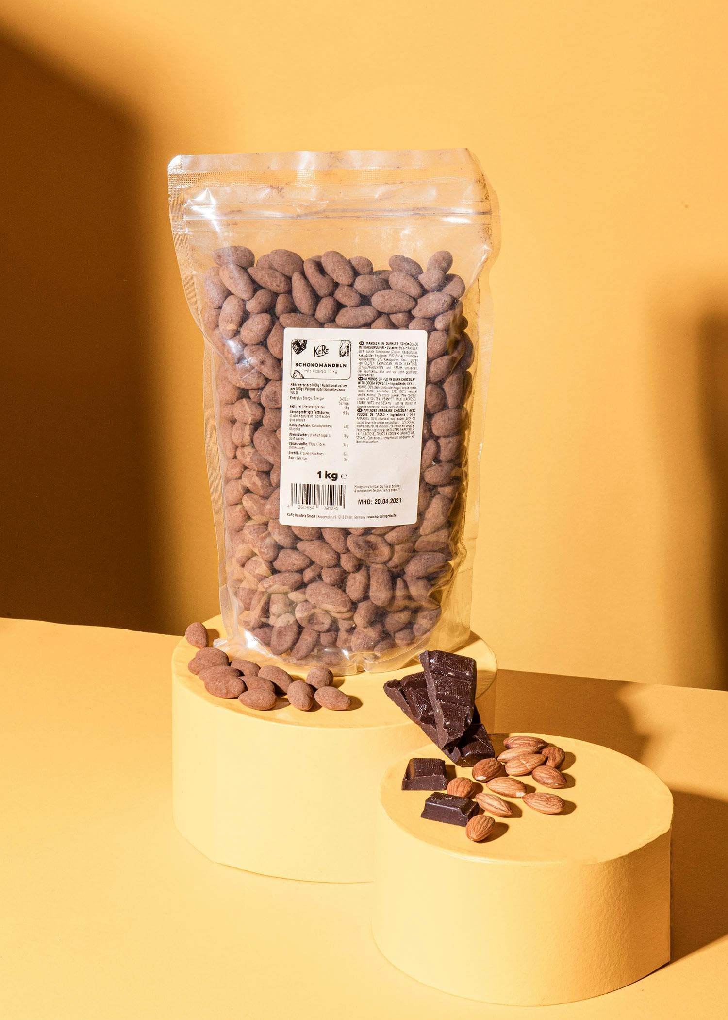 KoRo - Amandes enrobées au chocolat et au cacao 1 kg