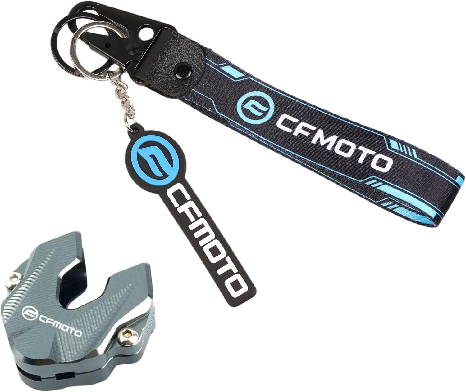 Motorcycle Key Case Cover Key Chain Aluminum Alloy for CFMOTO Ibex 450 450SS 675SS Ibex 800