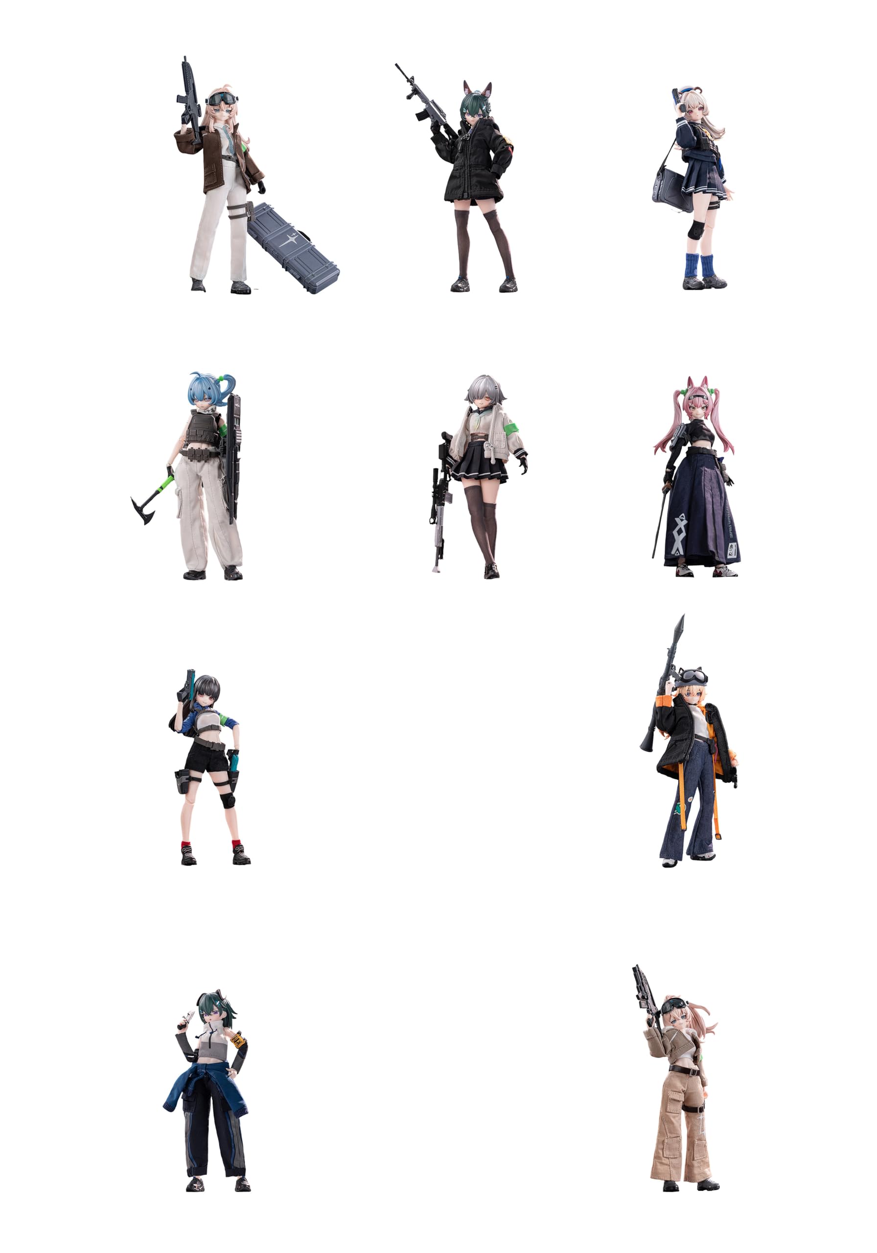 Amazon | NEO EDEN TOYS 「黒鉄休止符」シリーズ PVC&ABS&布製