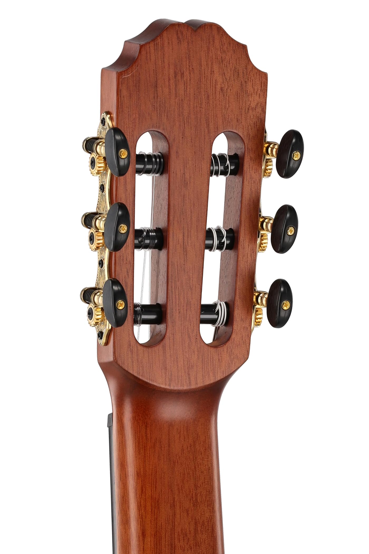 LUTHIER MANUEL RODRÍGUEZ E-Akustikgitarre Caballero Principio - Black Top Cut - Massive Fichtendecke schwarz - Boden/Zarge Sapelli Mahagoni - ETC-4 Preamp - CA-PM SB