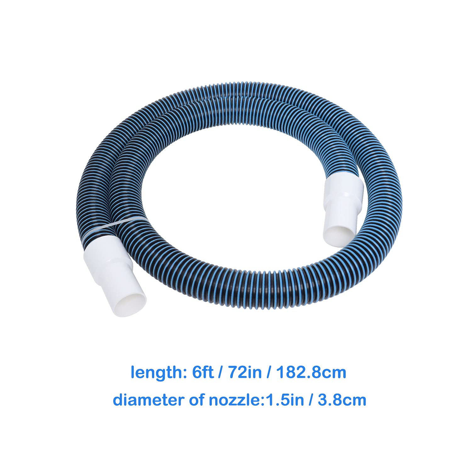 Swimming Pool Vacuum Hose with Kink-Free Swivel Cuff 1.5