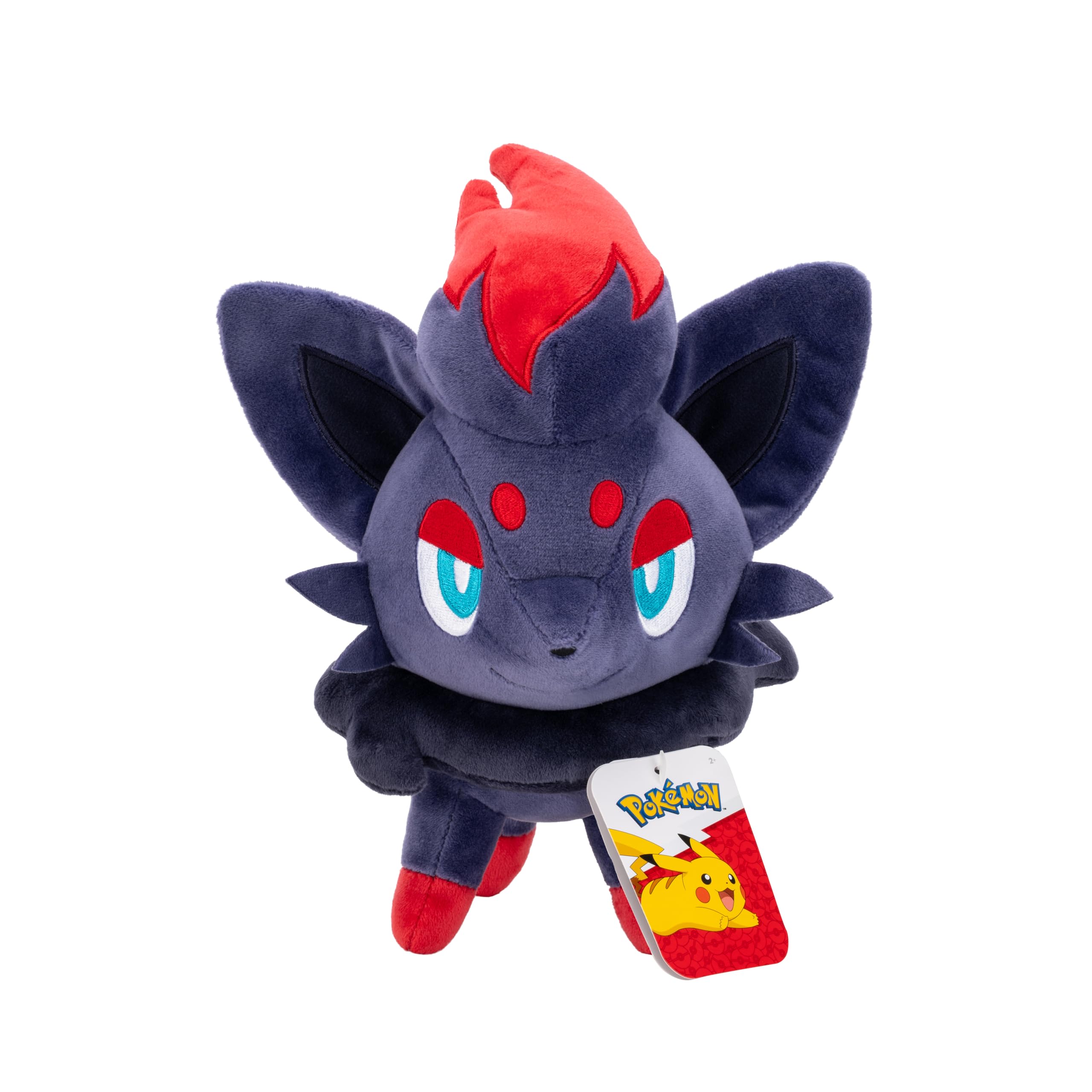 Pokémon PKW4198 - Zorua Plüsch 20 cm, offizielles Plüsch