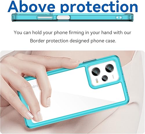Miniatura 6 de Funda de teléfono para Redmi Note 12 Pro, Poco X5 ProRedmi Note 12 Pro speed con protector de pantalla, parachoques suave con cristal transparente,
