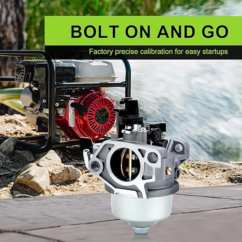 Miniatura 5 de Harbot 16100-ZF6-V01 Carburador con filtro de aire 17210-ZE3-505 Filtro de gas tanque de combustible para Honda GX340 GX390 13HP 11HP 16100-ZF6-V00