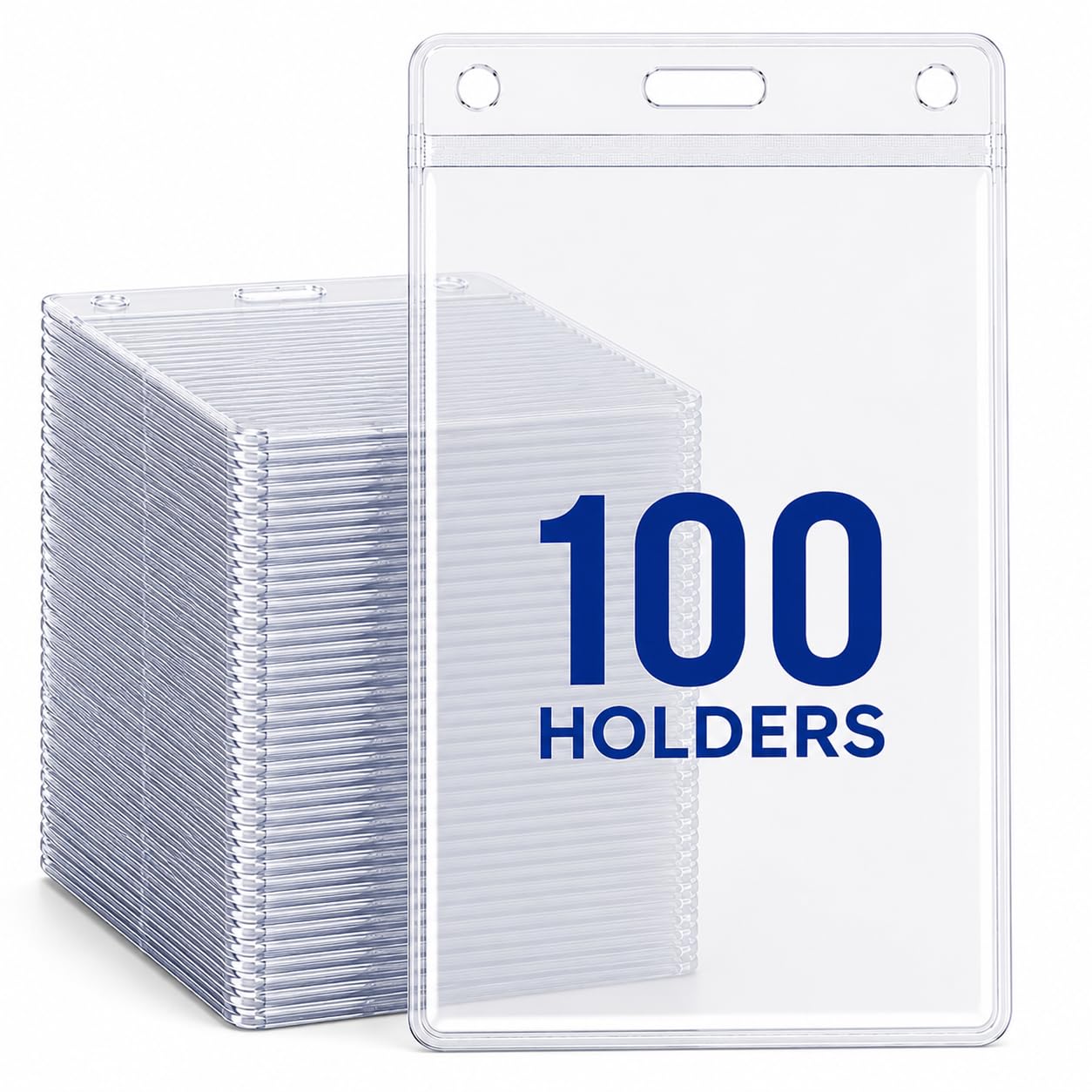Porta badge trasparente, formato A6, dimensioni interne 152 x 108 mm Pacl 100