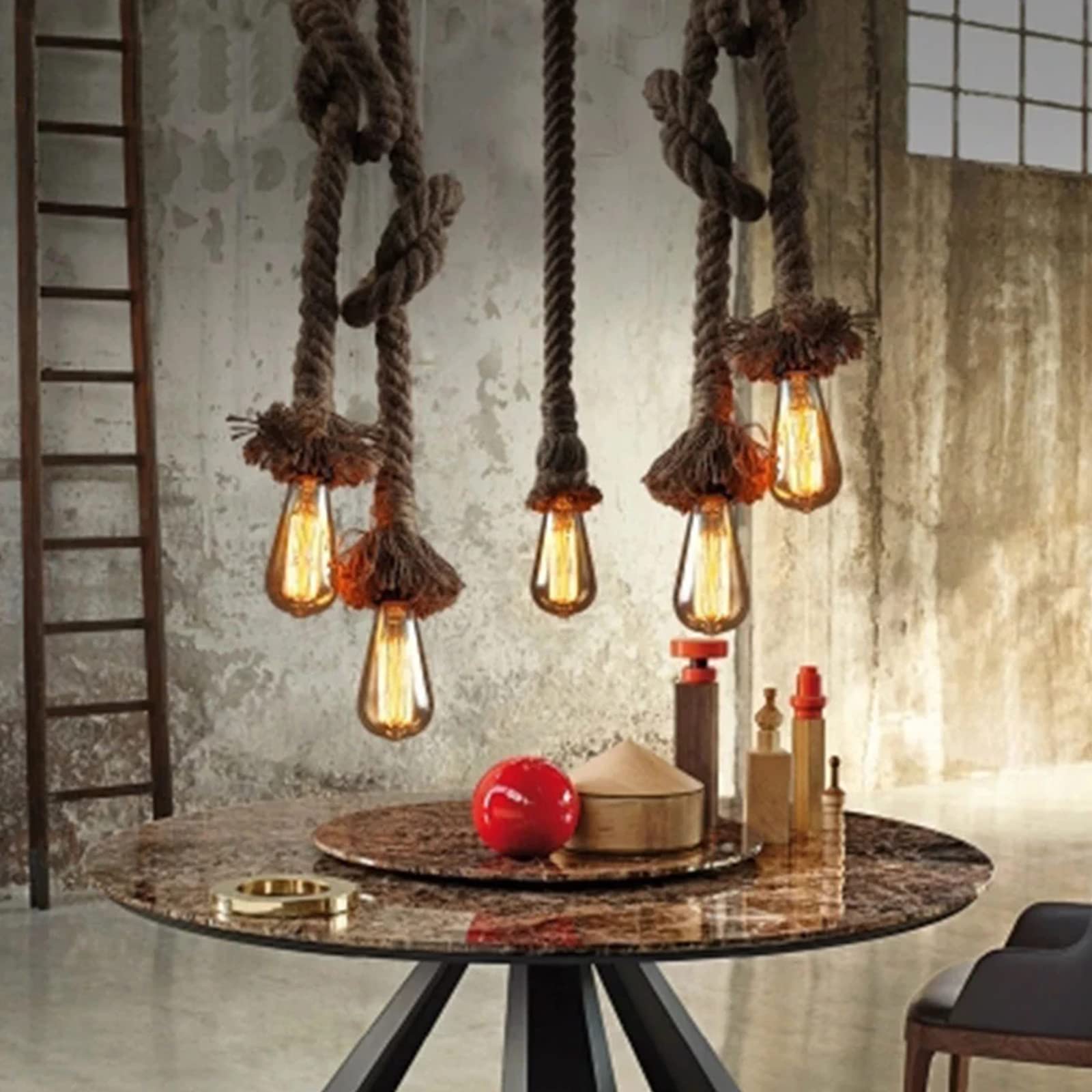GBLY Lampada a sospensione vintage - Lampada a sospensione per sala da