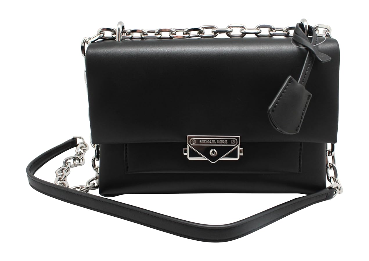 Michael Kors Cece - Borsa a tracolla media in ecopelle, colore: Nero, nero  : Amazon.it: Moda