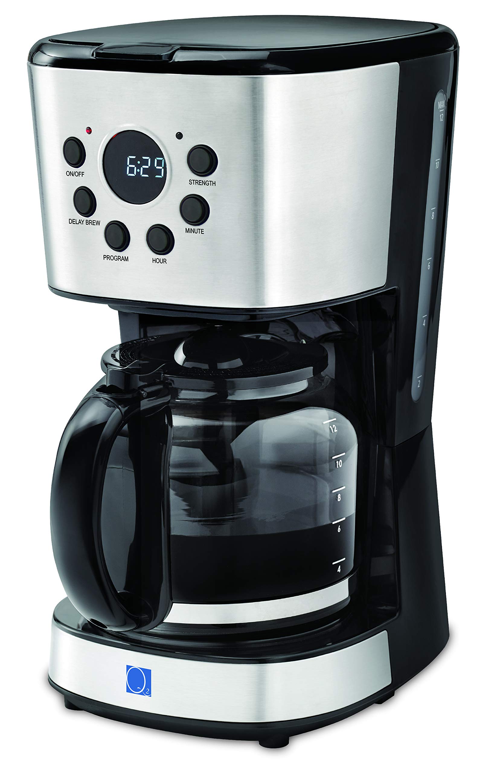 Buy Q2 Deluxe 12Cup Digital Electric Coffee Maker with Programmable