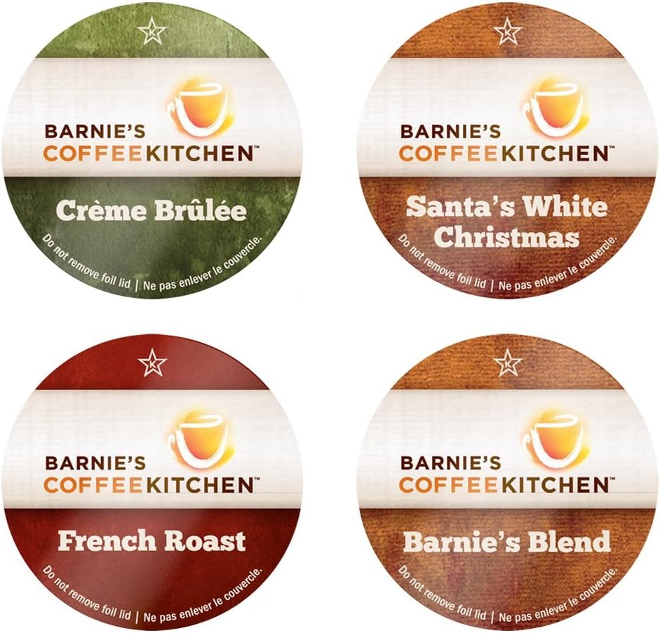 Barnie's Coffee Kitchen Variety Pack Single Serve Coffee Cups, 24 Count