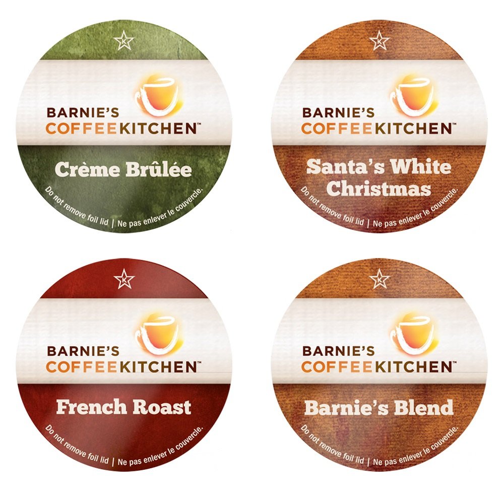 Barnie's Coffee Kitchen Variety Pack Single Serve Coffee Cups, 24 Count
