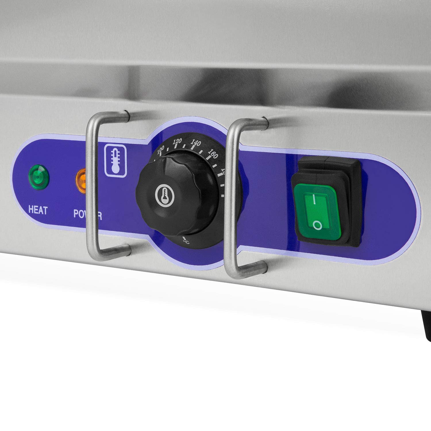 VERTES Calentador de Comida, Recipiente para Comida Eléctrico 1500W Acero Inox (Incluye 4x 1/4 Recipiente GN con Tapa para 4x2,8L, Grifo de Escurrir, Baño María, Temperatura Continua 50-200°C, Buffet)