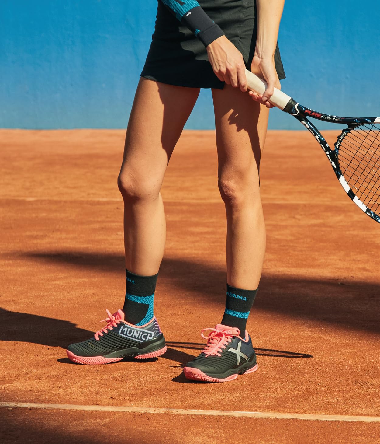 Enforma - Calcetines ACHILLES SUPPORT (FR/ES, Letras, S, Regular, Regular, Blanco/Gris)