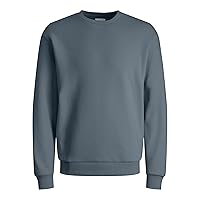 JACK & JONES Jjebradley Sweat Crew Noos - Felpa da Uomo, Stormy Weather