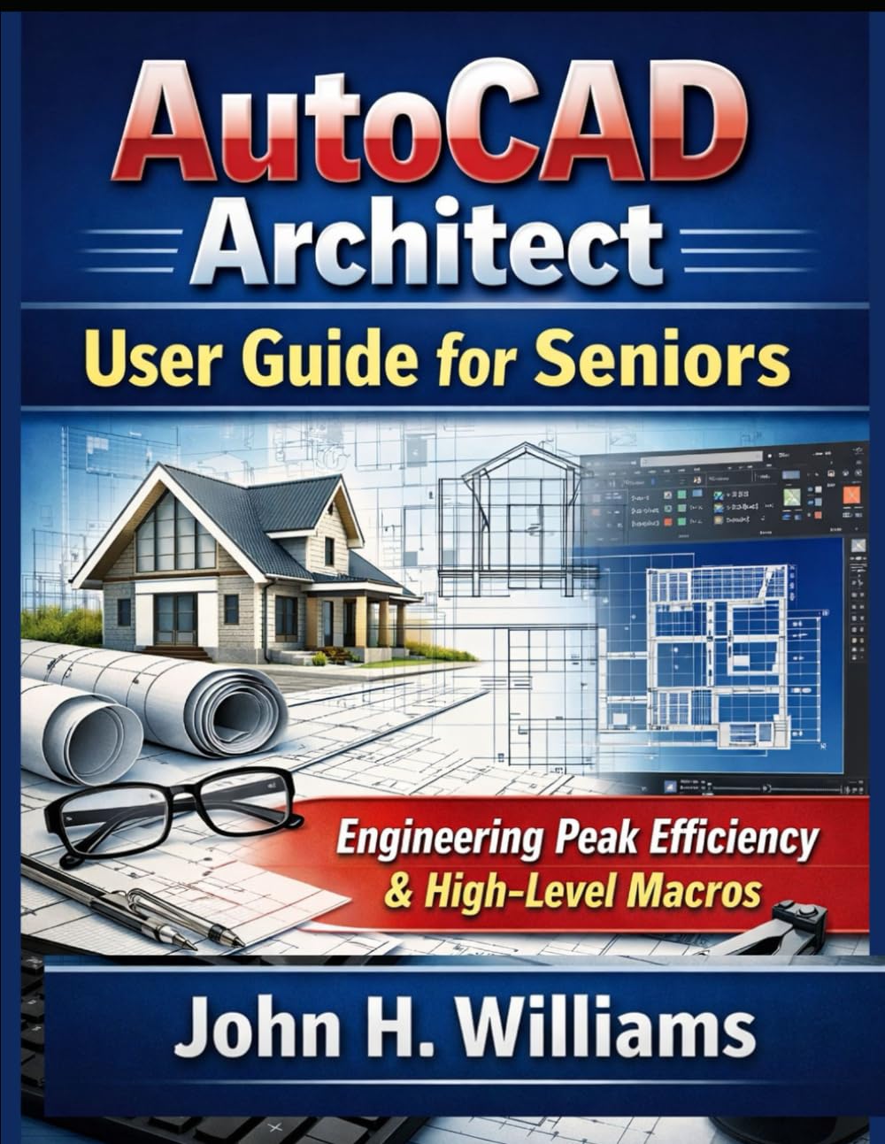 AutoCAD Architect userguide for seniors: Engineering Peak Efficiency & High-Level Macros: 1 (software userguide for seniors, beginners, faqs with answers, facts about, exercise and workbook)