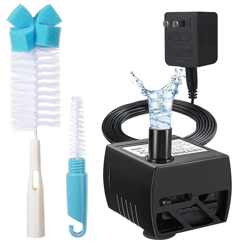 Bomba Submersível para Fonte de Gatos Dreyoo Compatível com PioneerPet Smartcat, 189,25 L/h, 2 W, Pacote com 1