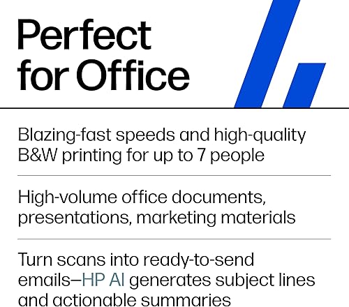 Miniatura 6 de HP LaserJet Pro MFP 3101fdw Impresora láser inalámbrica en blanco y negro todo en uno, escáner, fotocopiadora, fax, ideal para la oficina (3G628F)