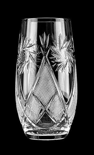 Miniatura 4 de Neman Vasos de cristal rusos vintage de 10 onzas, hechos a mano, vasos de cristal antiguos, juego de 6